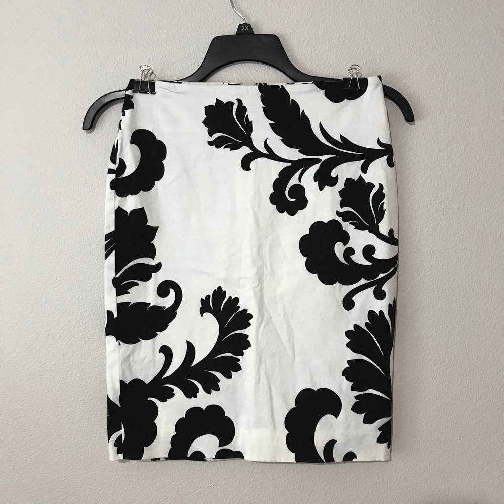 WHBM Floral-Print Pencil Skirt size 0